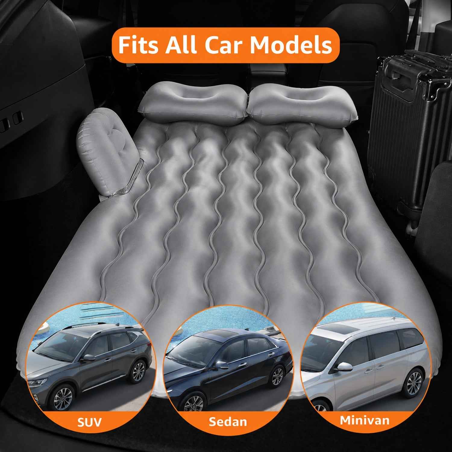 Car Air Mattress Bed Ð Portable Sleeping Support for Travel
