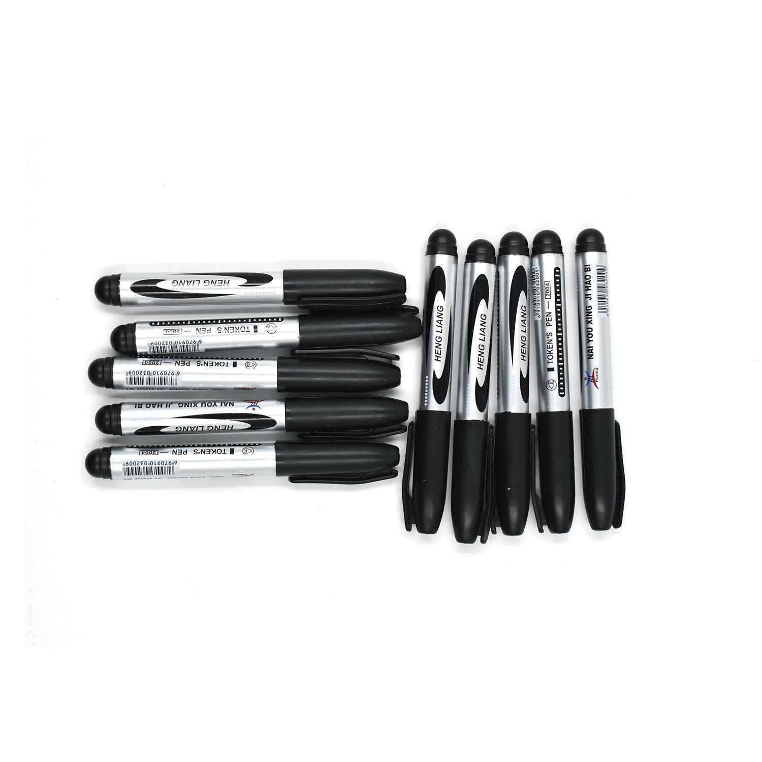 Permanent Black Marker (10 Pc) – Smooth Ink | InkGlow