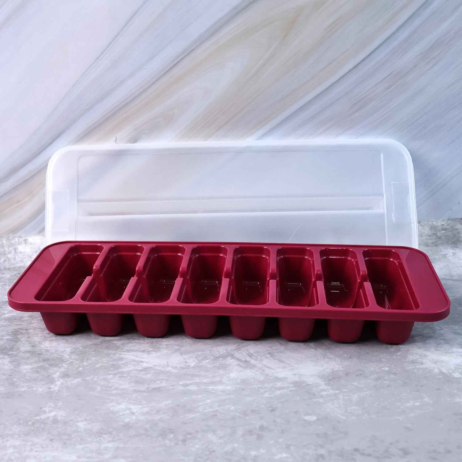 Ice Cube Tray with 2-in-1 Compartment – Leakproof & Durable Design