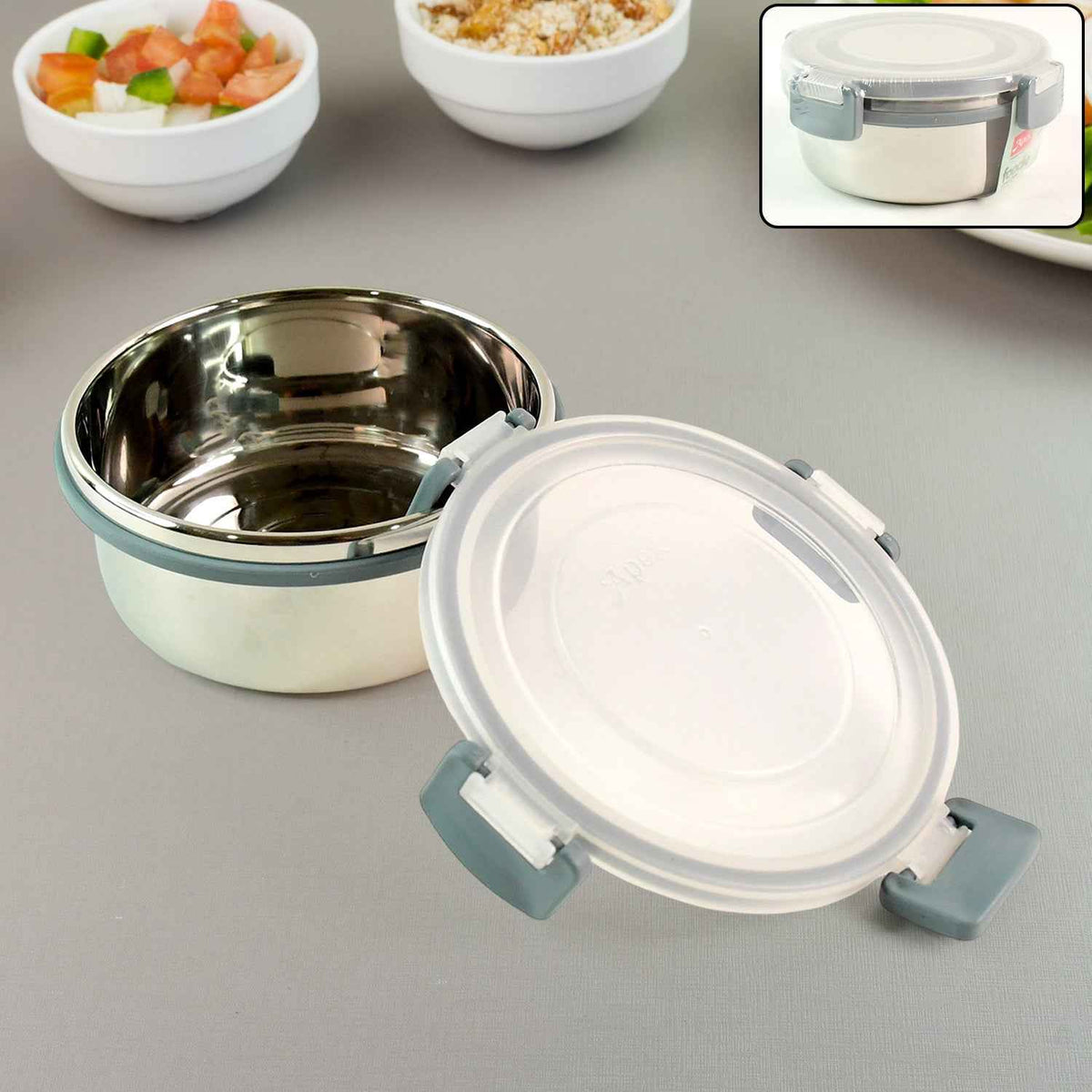Airtight Food Storage Container 500 ml – Leakproof & Durable