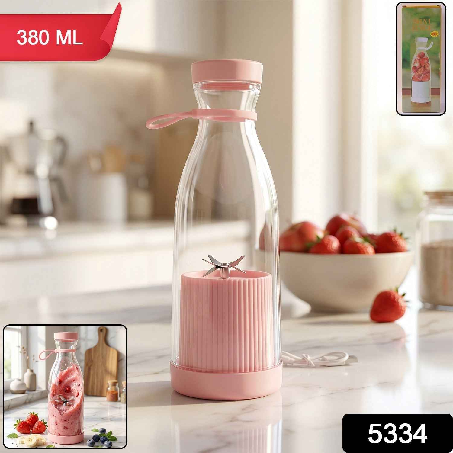 Portable Electric Juicer Ð Compact, USB Rechargeable & Easy to Use
