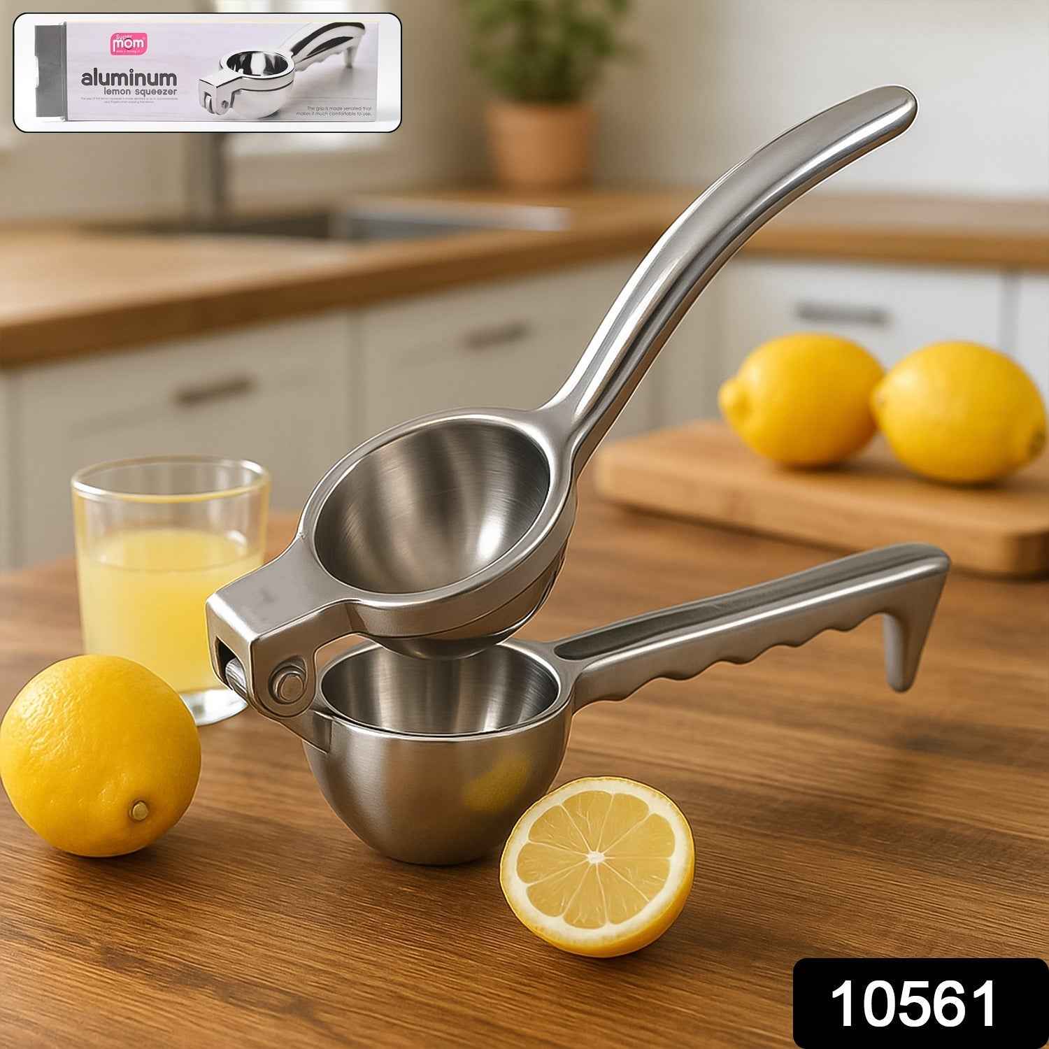 Aluminum Lemon Squeezer – Heavy-Duty Dual-Lever Juicer