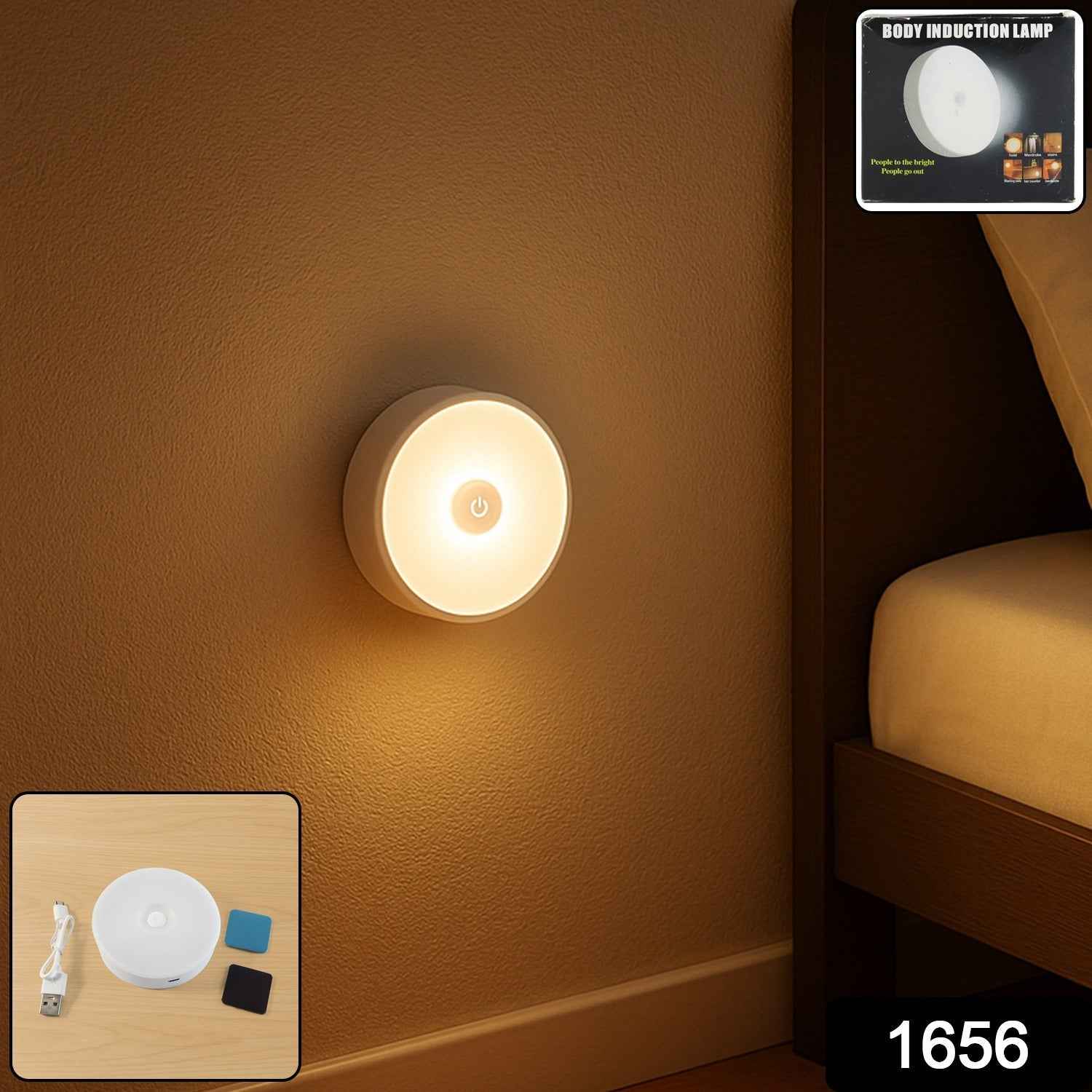 Motion Sensor Night Light – Rechargeable with Magnetic Mount