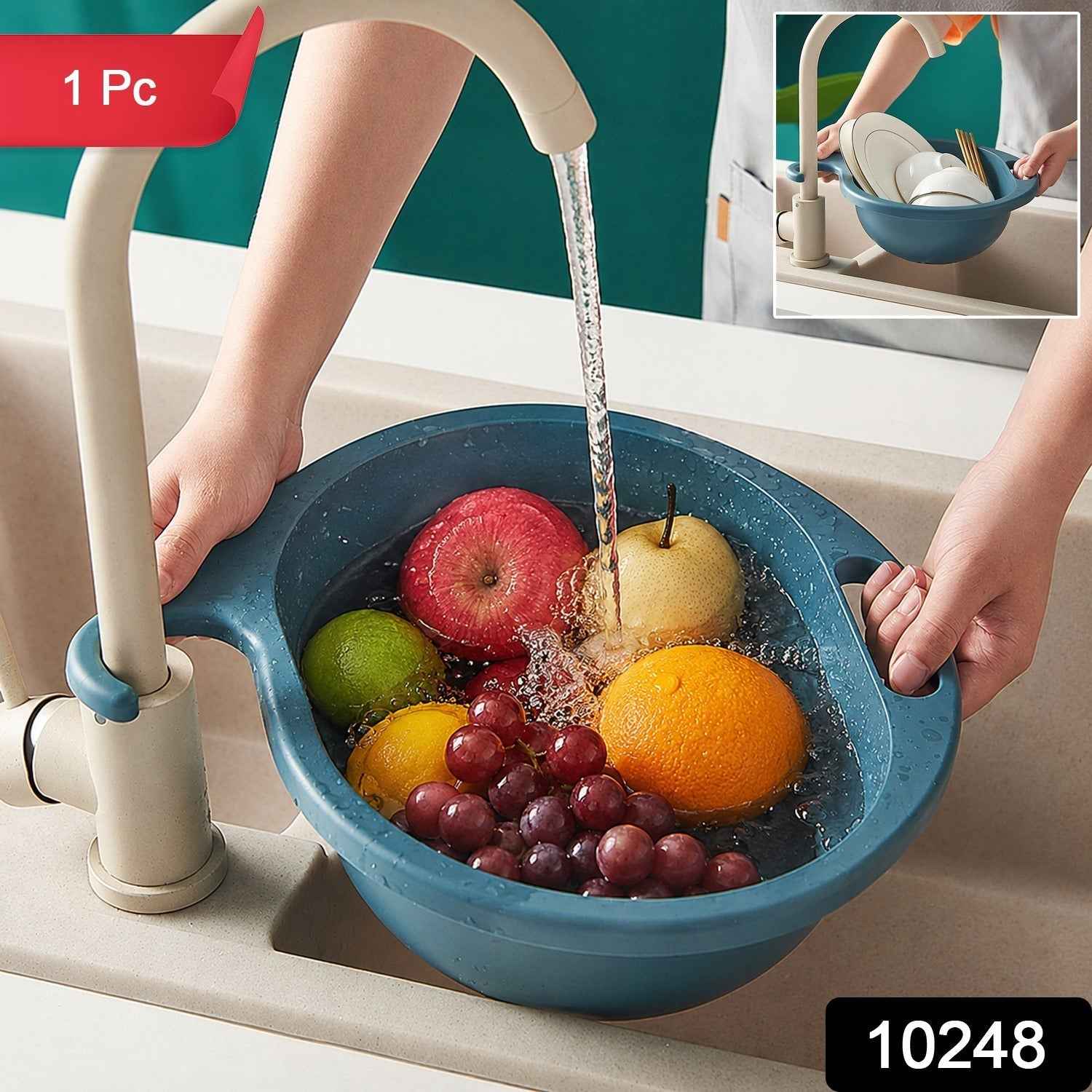 Kitchen Sink Drain Basket Ð Space-saving & Easy to Clean