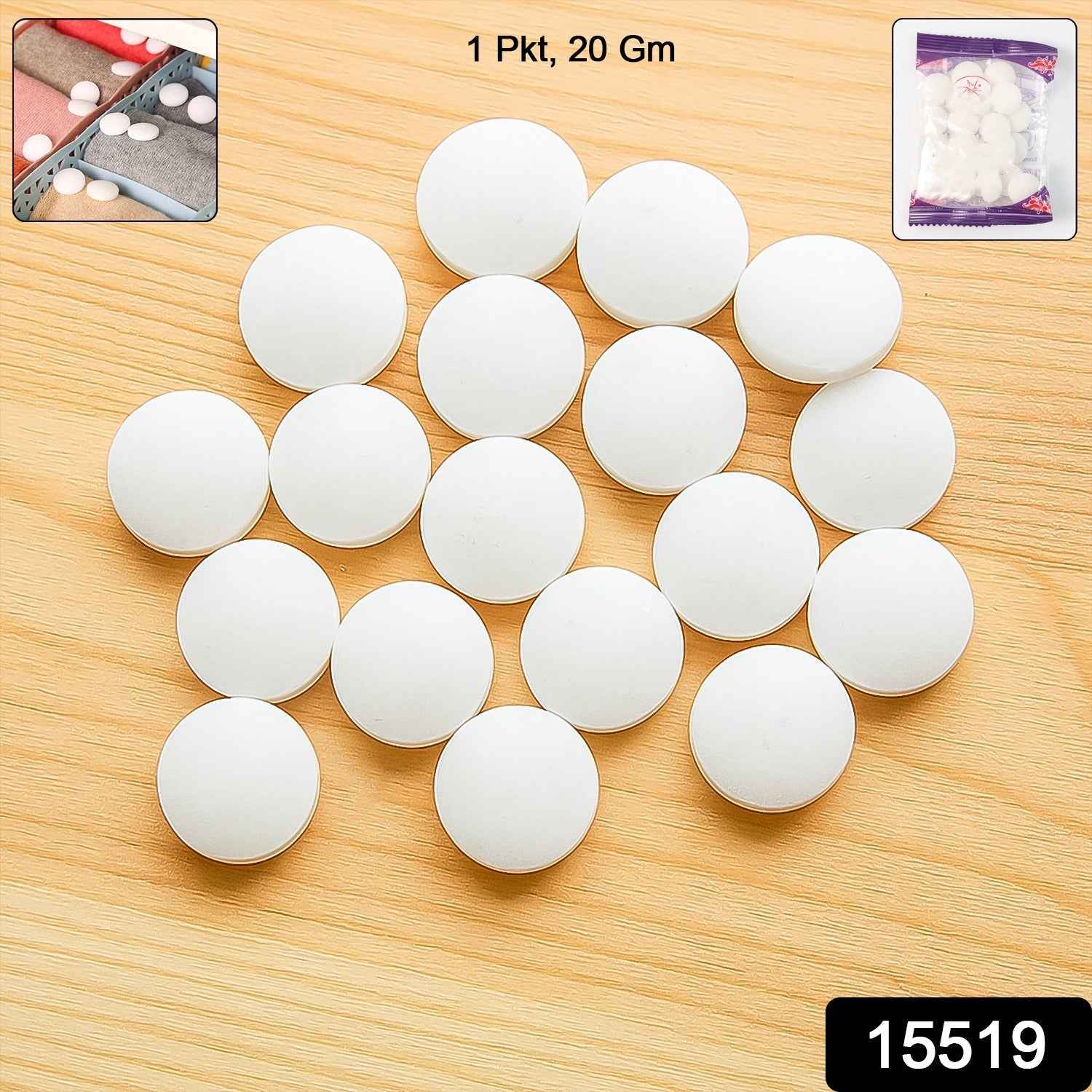 Naphthalene Mothballs – Long-Lasting Cupboard & Wardrobe Protection