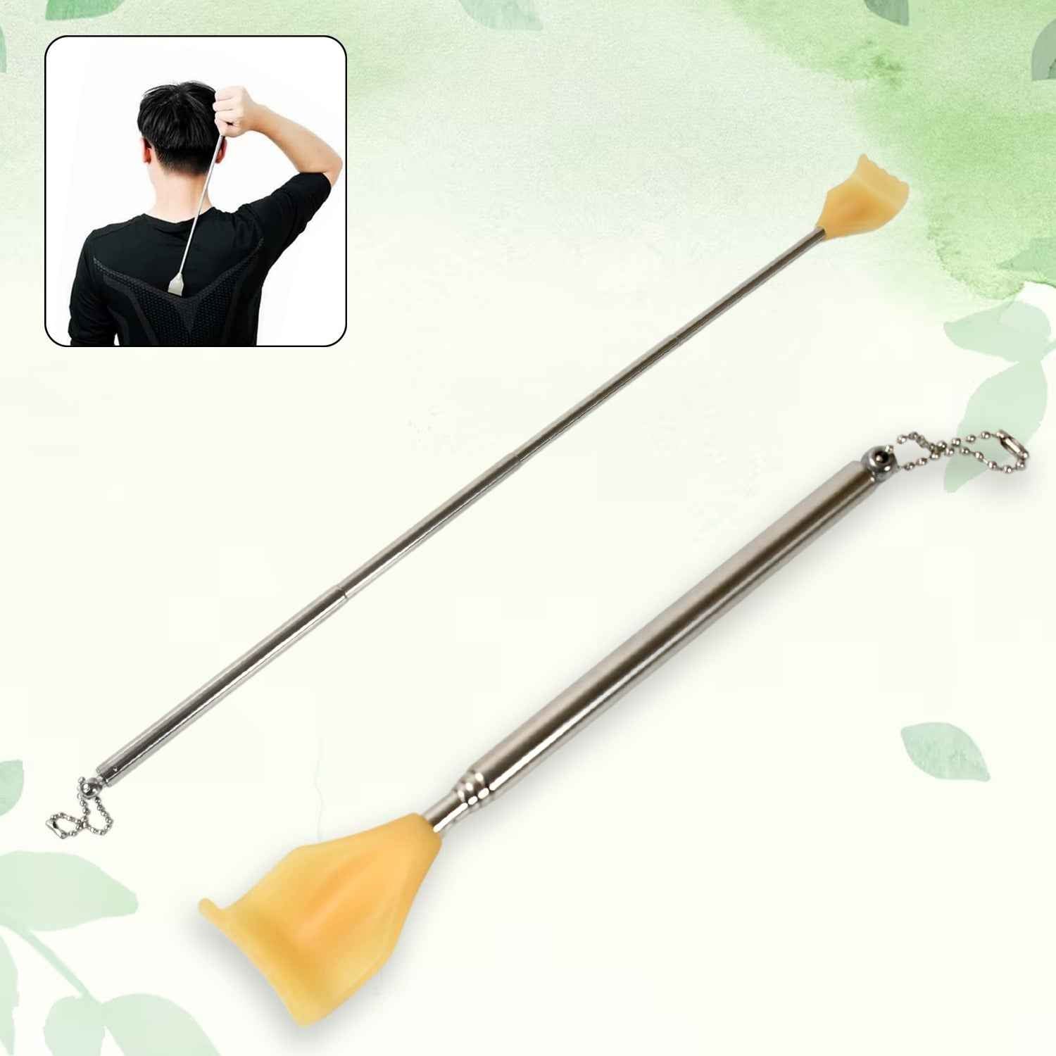 Back Scratcher – Telescoping Stainless Steel for Itch Relief | Velvet Wellness