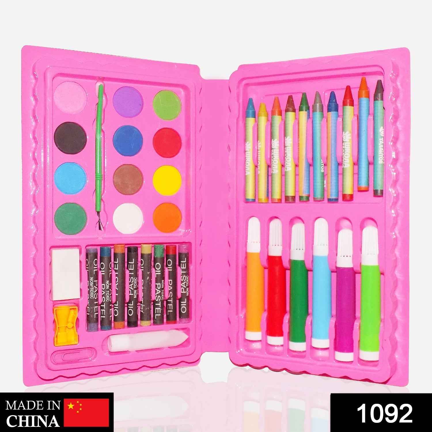 Kids Art Kit – 42 Pcs Drawing & Coloring Set | Colorful Creations