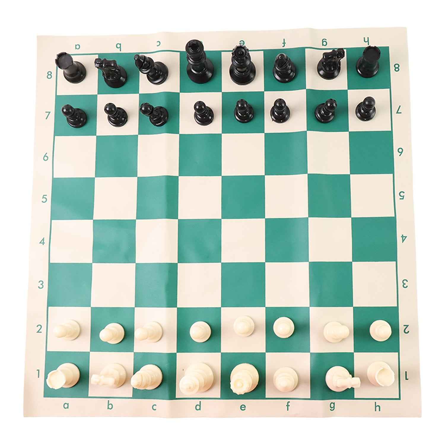 Portable Chess Set – Big, Foldable, Travel-Friendly Vinyl Board