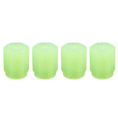 Light rim caps glowing for enhanced tire visibility