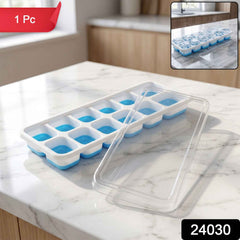 14-Grid Plastic Ice Cube Tray Ð Easy-Release & Multipurpose Use