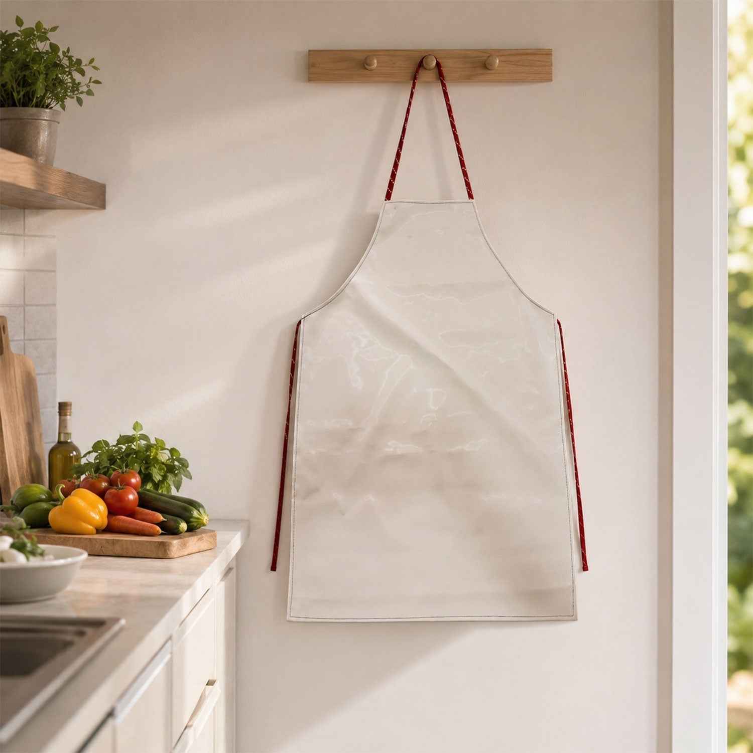 Waterproof Kitchen Apron Ð Full Coverage & Adjustable Fit for Cooking