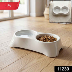 Pet Double Bowl Feeder Ð Anti-Slip Design for Easy Feeding