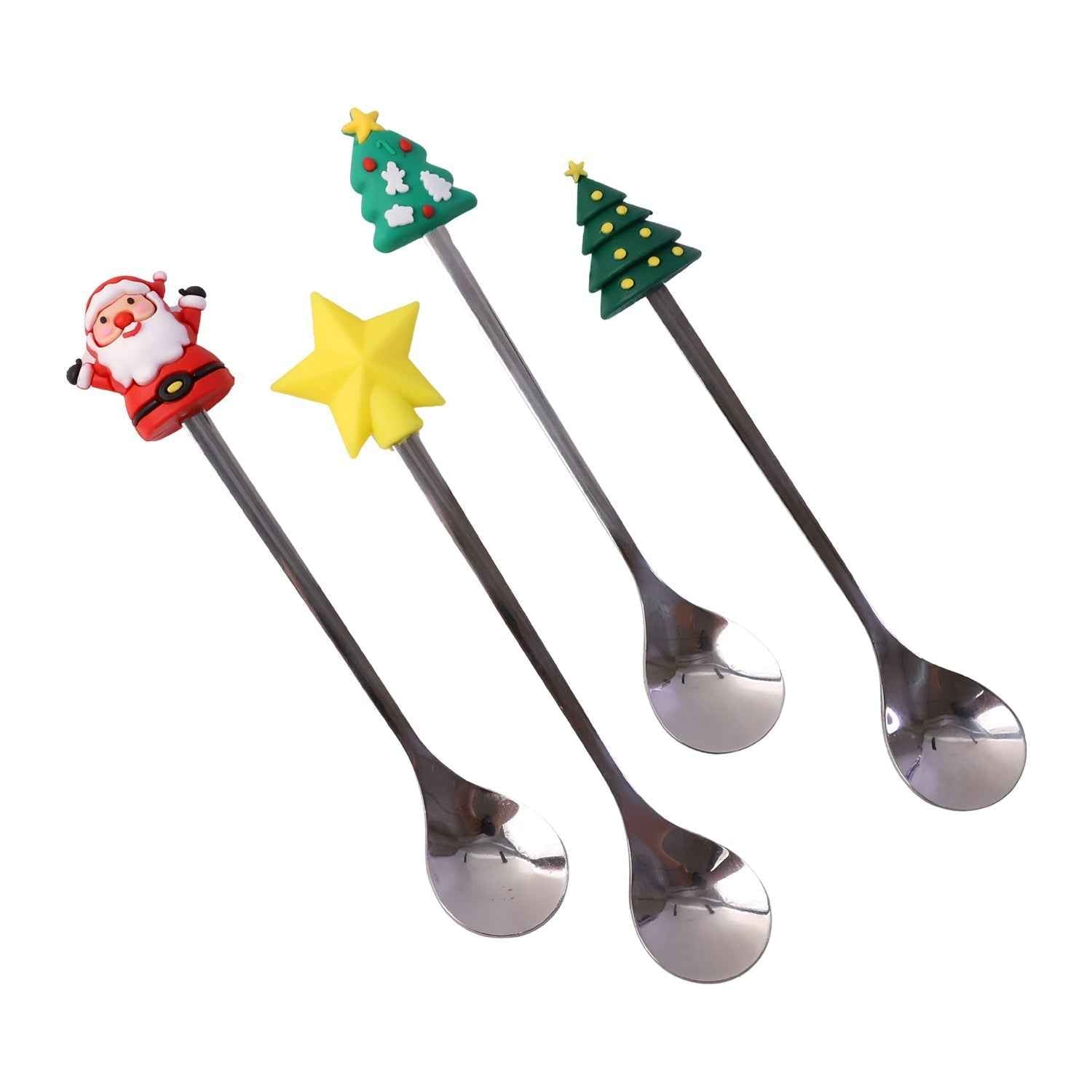 Golden Cartoon Spoon Set Ð Stylish & Durable Tableware for All