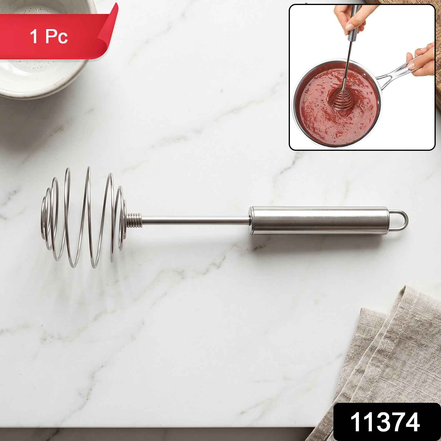 Stainless Steel Large Round Spring Whisk Ð Durable Kitchen Tool