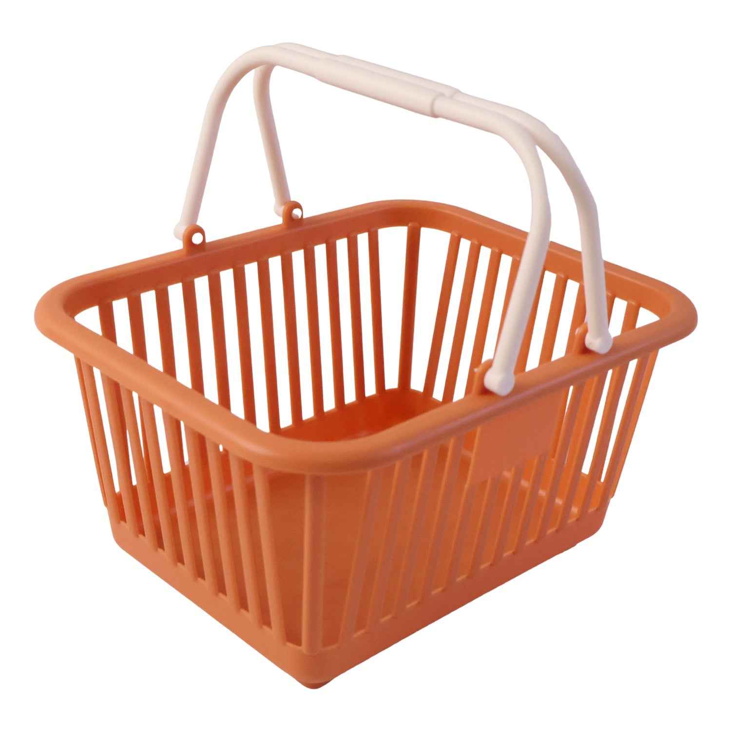 Plastic Storage Basket with Foldable Handles Ð Compact & Durable Organiser
