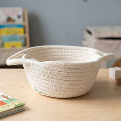 Storage Basket Ð Handwoven Cotton Rope for Organizing and Decor