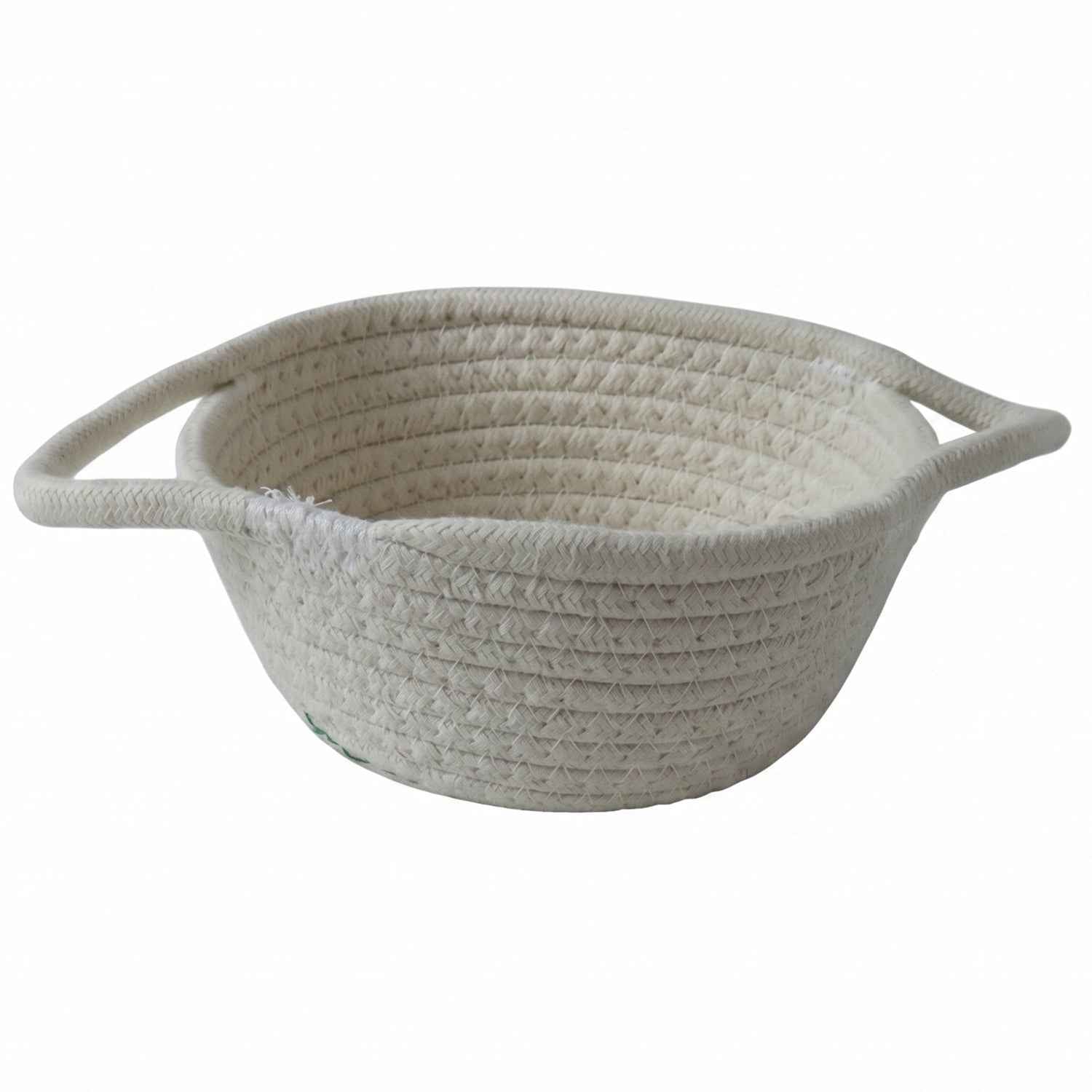 Storage Basket Ð Handwoven Cotton Rope for Organizing and Decor