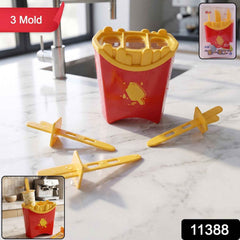 Ice Pop Mould Set Ð Fun French Fries Shape for Summer Treats