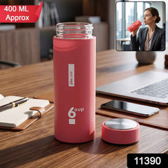 Glass Water Bottle Ð Leak-Proof & Eco-Friendly Design