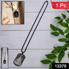 Mahadev Locket – Stainless Steel Shiv Pendant for Men | Indo Glow