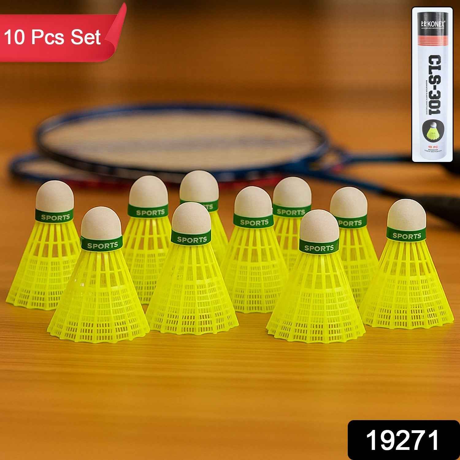 Badminton Shuttlecock Set – Durable Nylon Flight & Control