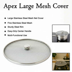 Large Stainless Steel Mesh Net Cover – Durable Oil Splatter Guard