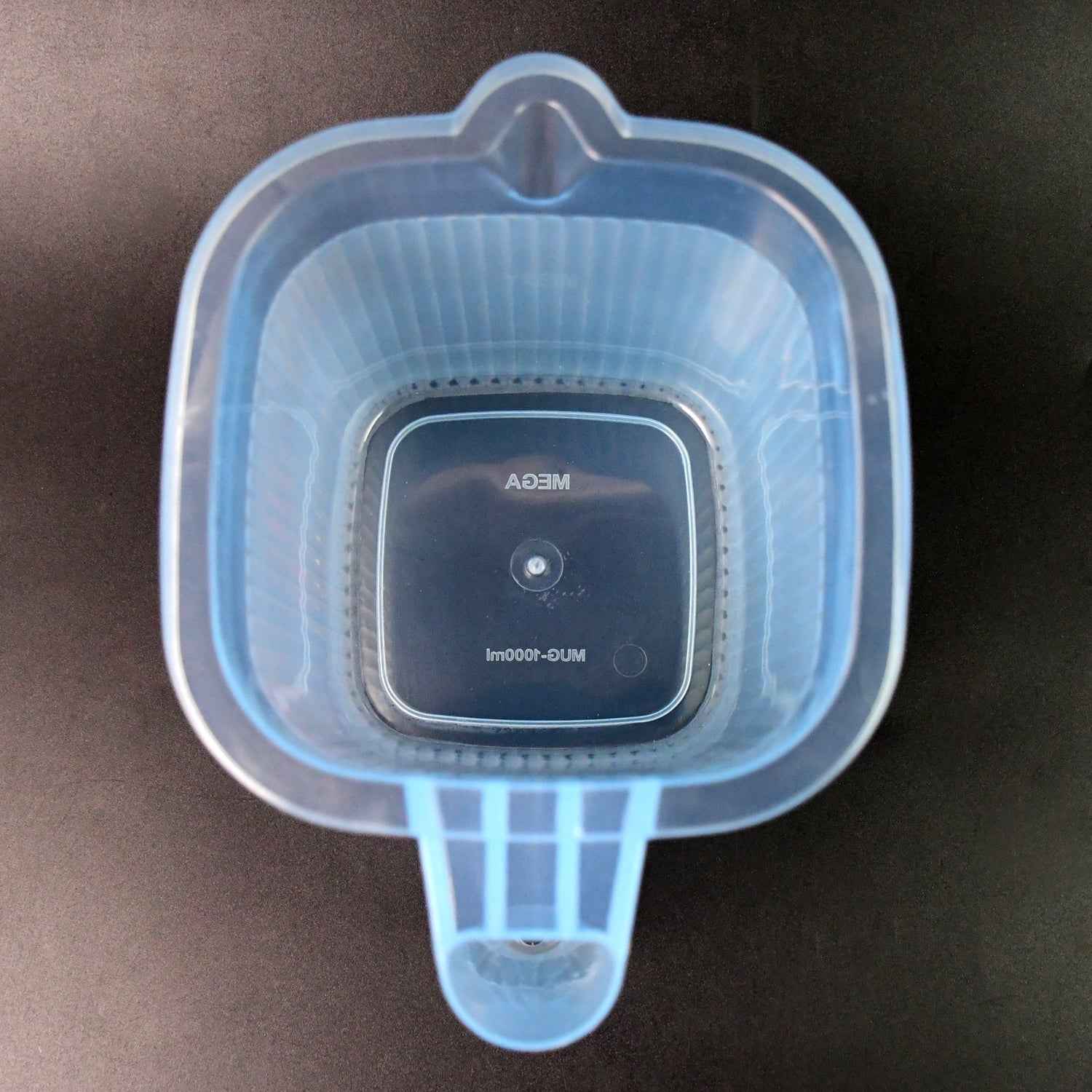 Plastic Bathroom Mugs – Transparent 1000 ML (Set of 4) | Bathora