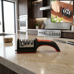 Manual Knife Sharpener Ð 4-Stage for Precise Blades and Scissors