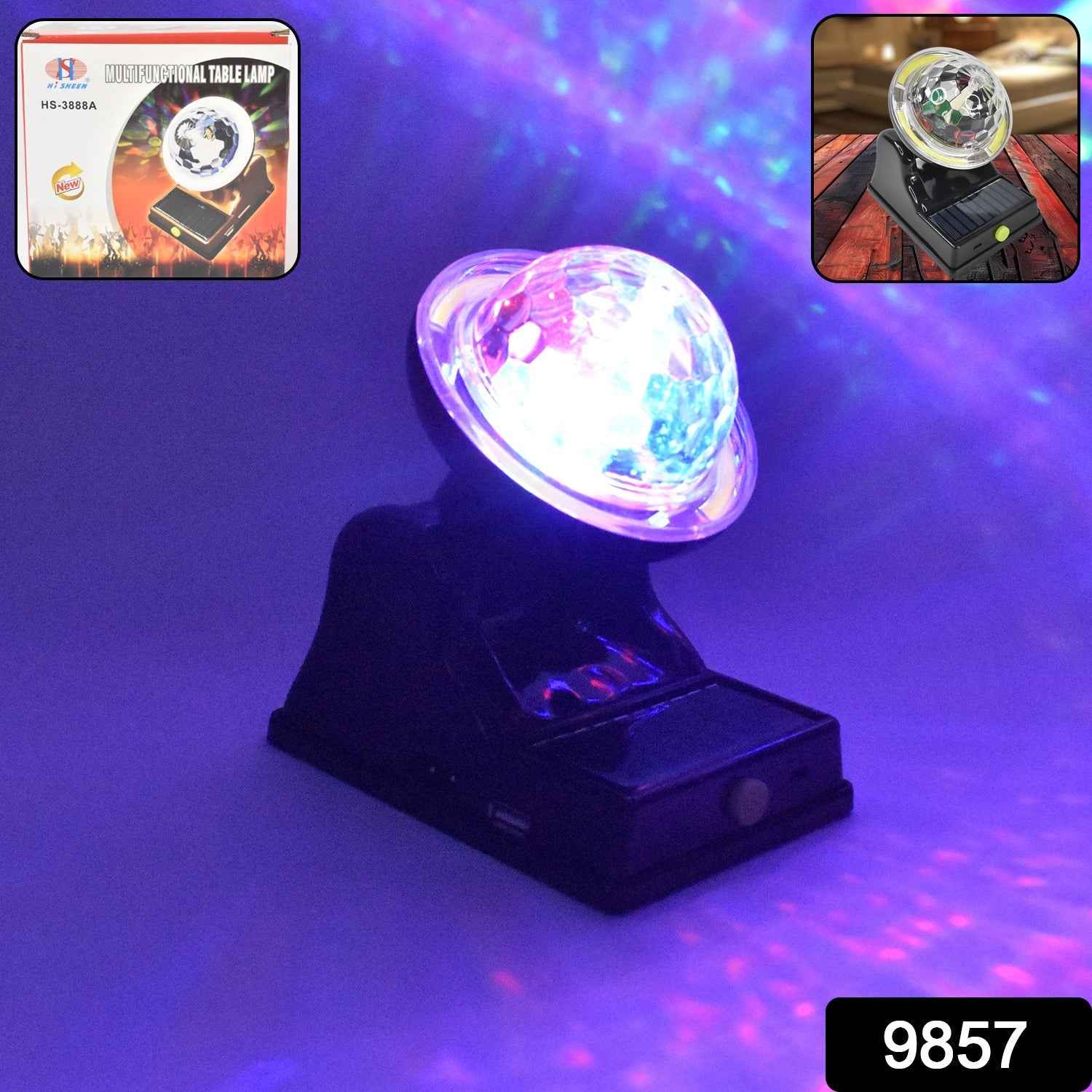 Solar Party Disco Light – Multifunctional 2 Modes LED Light