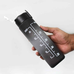 Motivational Water Bottle with Straw & Time Marker | Own Hydrate