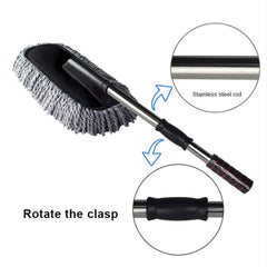 Car Dust Brush – Gentle Interior & Exterior Cleaning | Velvet Wheels