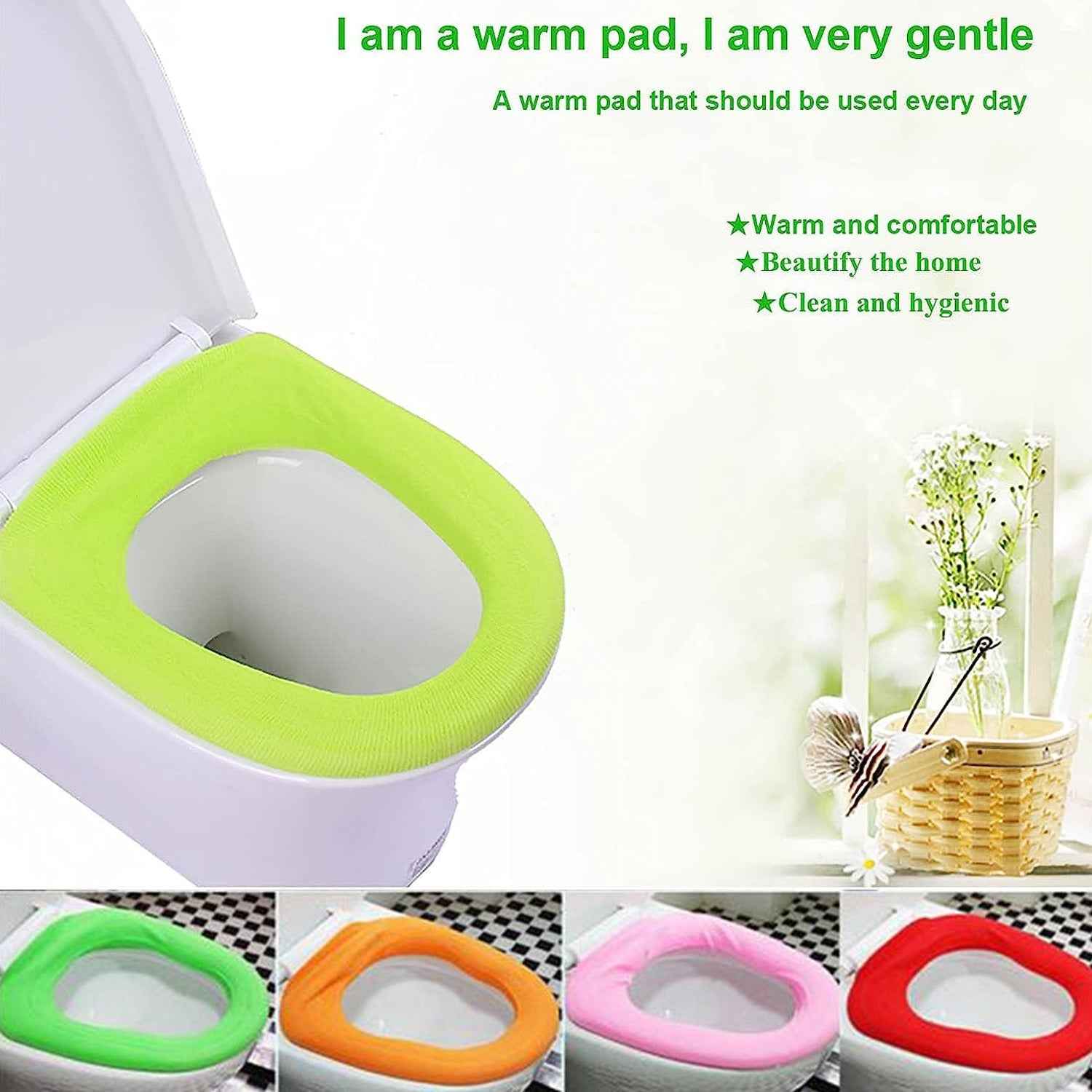 Washable Toilet Seat Cover – Soft & Warm | Bathora