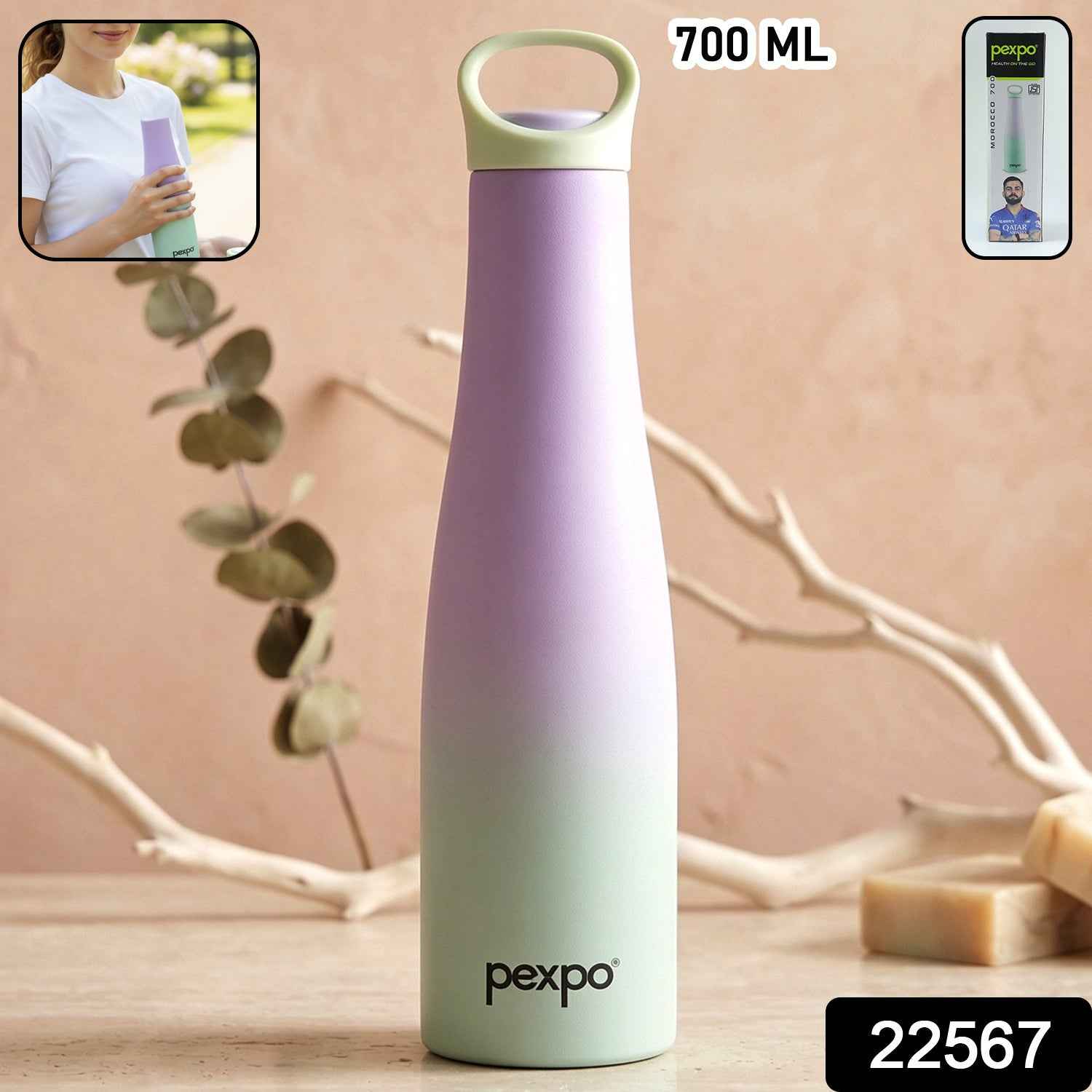 Insulated Stainless Steel Water Bottle – Keep Hot & Cold Beverages