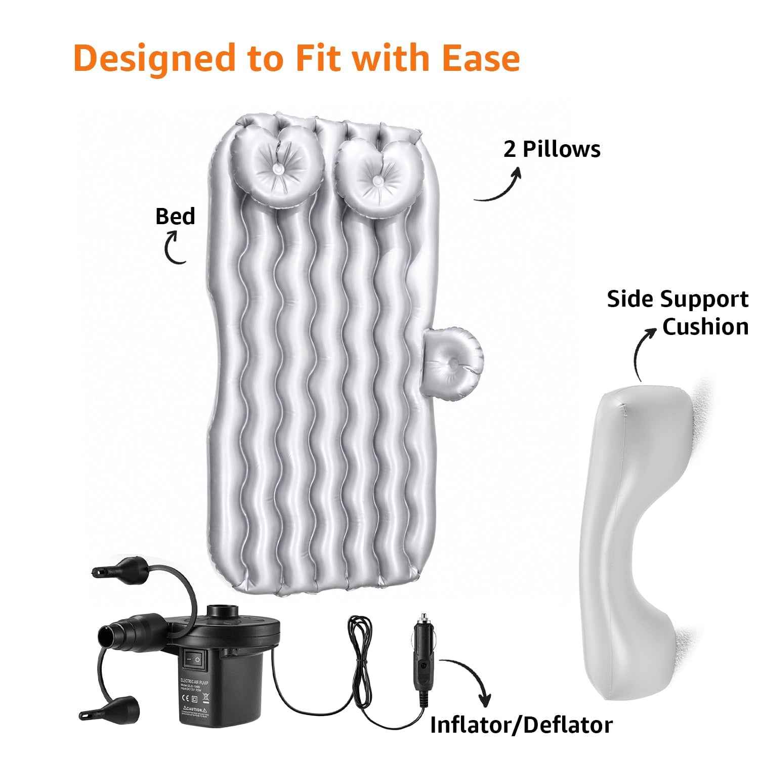 Car Air Mattress Bed Ð Portable Sleeping Support for Travel