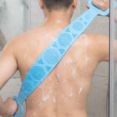 Silicone Back Scrubber Belt Ð Effective Dual-Handle Exfoliation