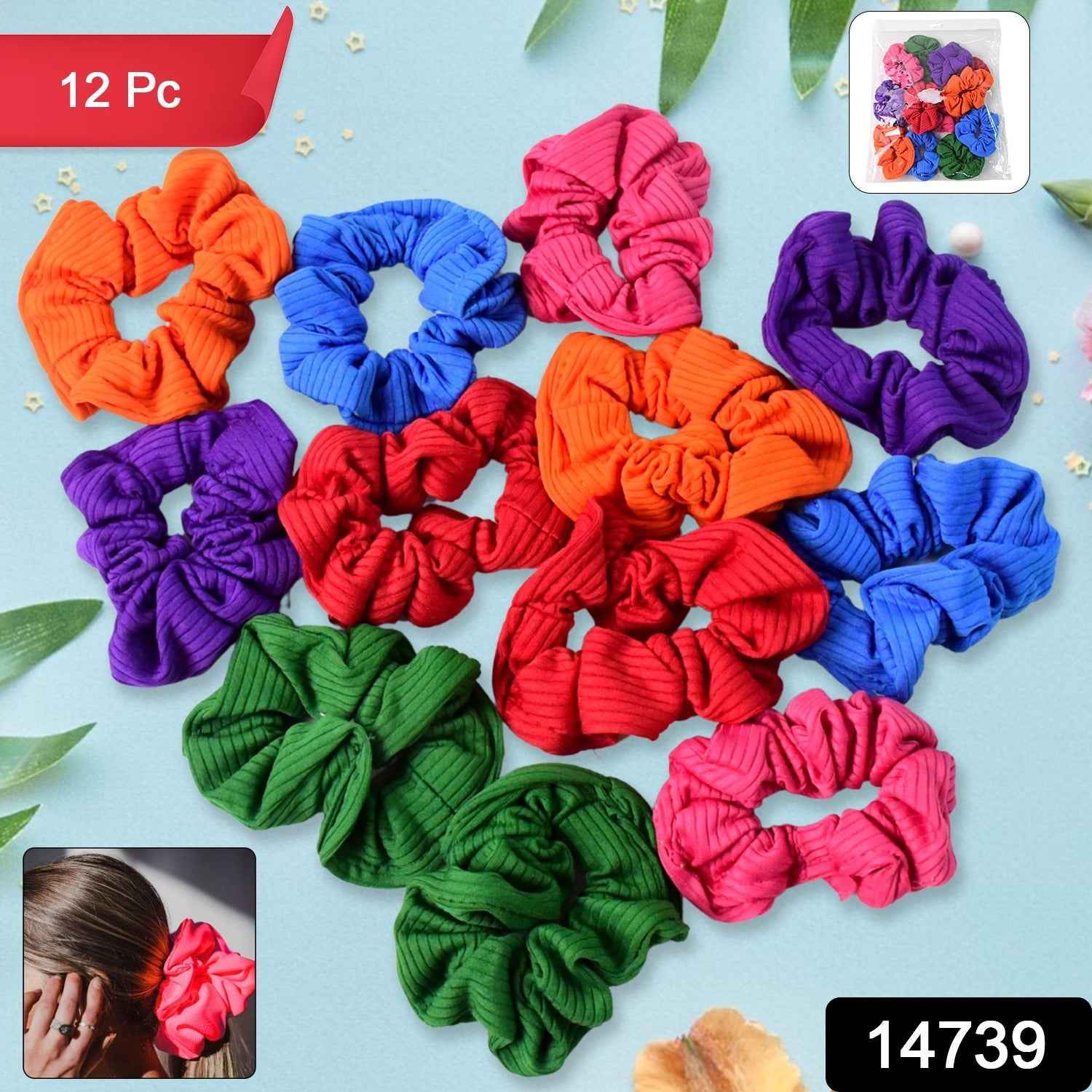 Elastic Hair Band Set – Soft, Stylish, and Gentle Hold