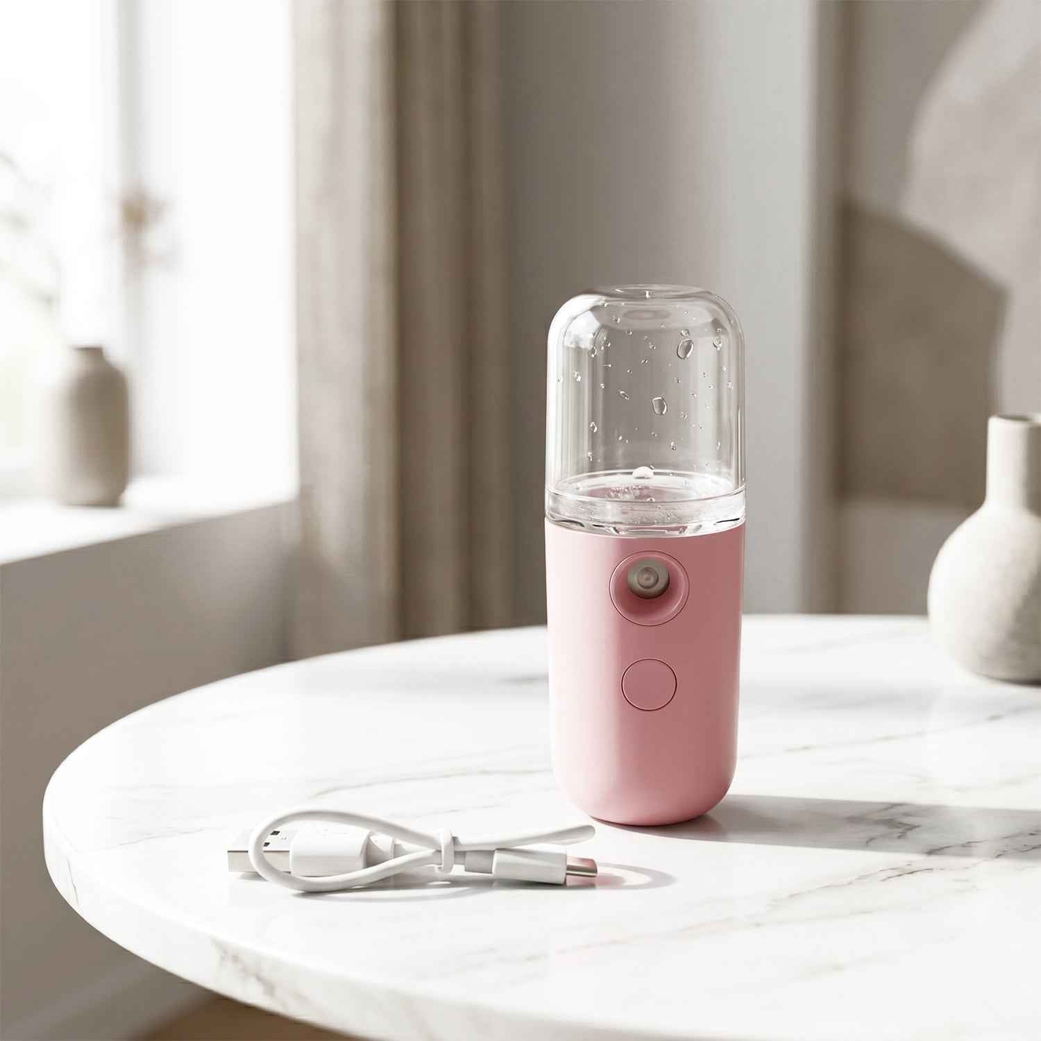 Nano Mist Sprayer Ð Portable & Refillable for Instant Facial Hydration