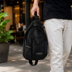 Waterproof USB Charging Sling Bag – Travel & Crossbody | FERVENT
