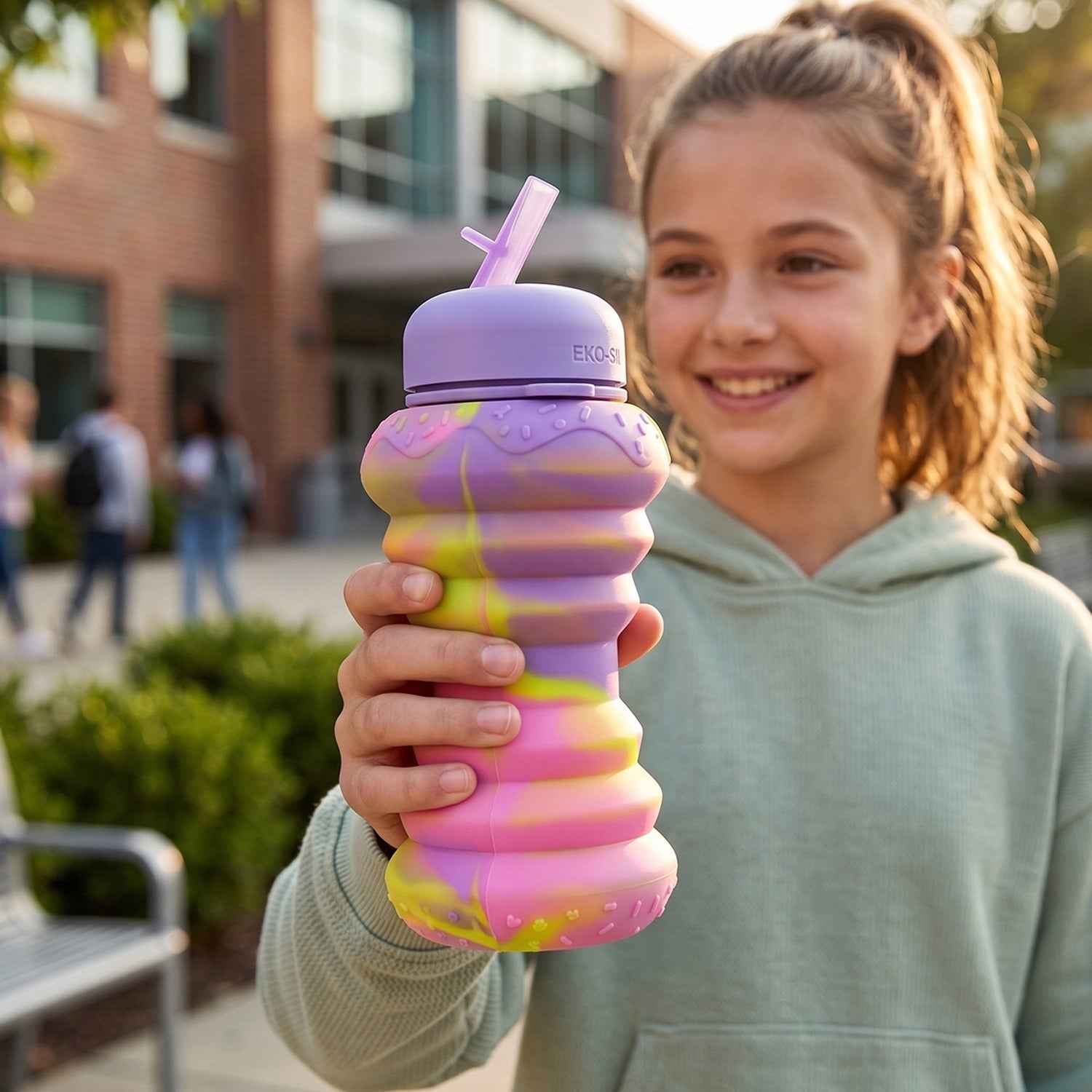 Foldable Silicone Sports Water Bottle Ð Compact & Leak-proof Design