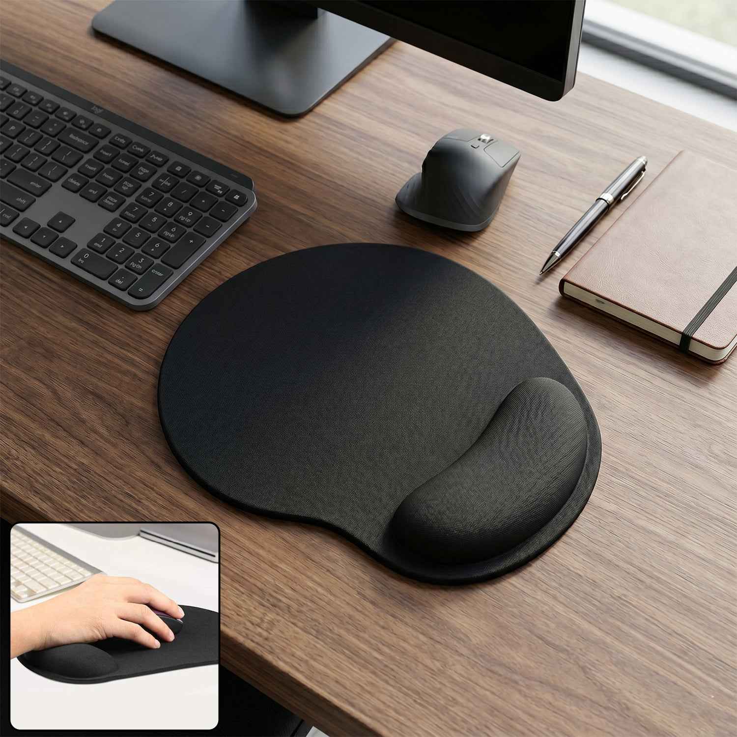 Ergonomic Gaming Mouse Pad Ð Wrist Support & Non-Slip Base for Precision