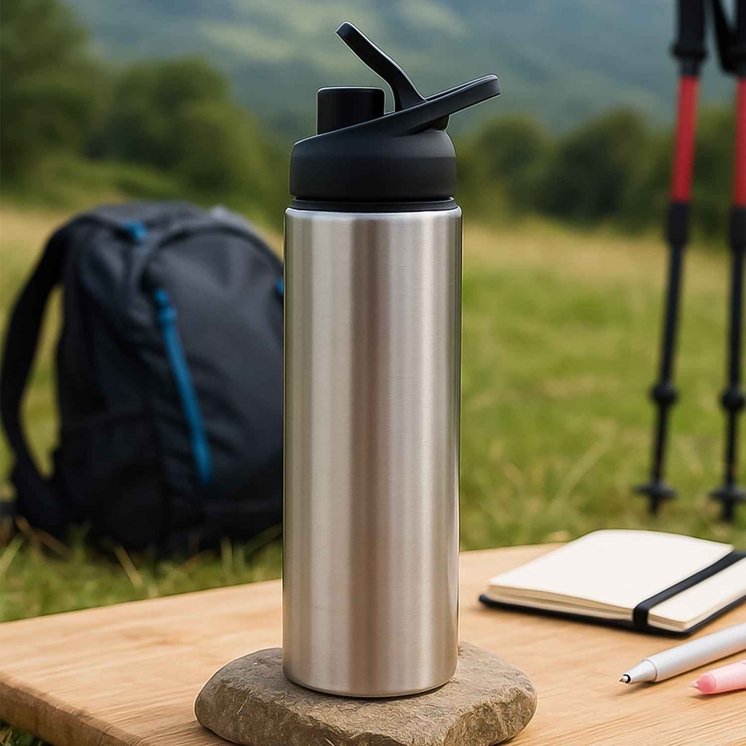 Steel Water Bottle – 600ml Leakproof Fridge Sipper | Own Hydrate