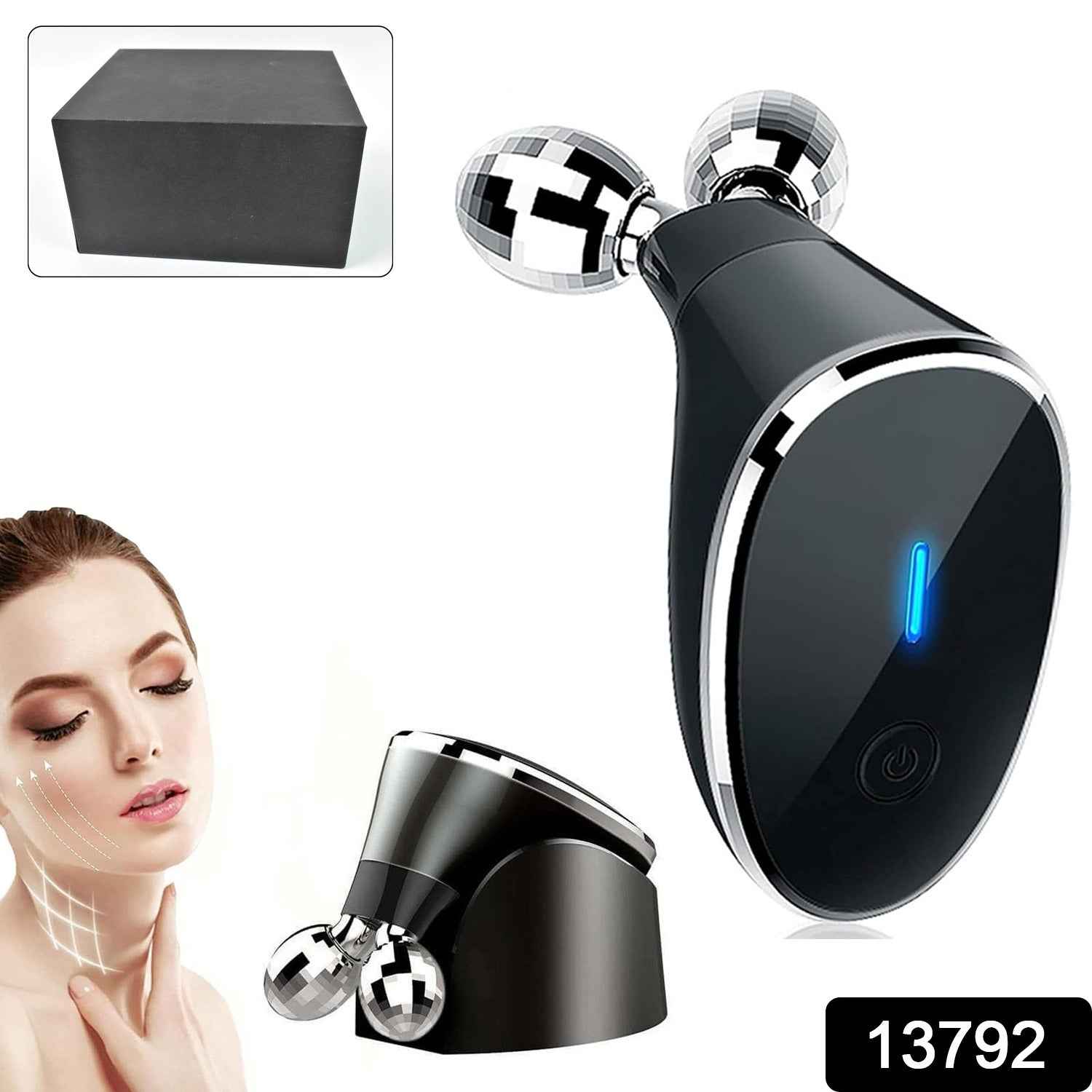 Microcurrent Face Massager – Skin Tightening & Wrinkle Care | Velvet Wellness