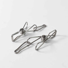 Stainless Steel Clothes Pegs – Durable Laundry Clips with Rope