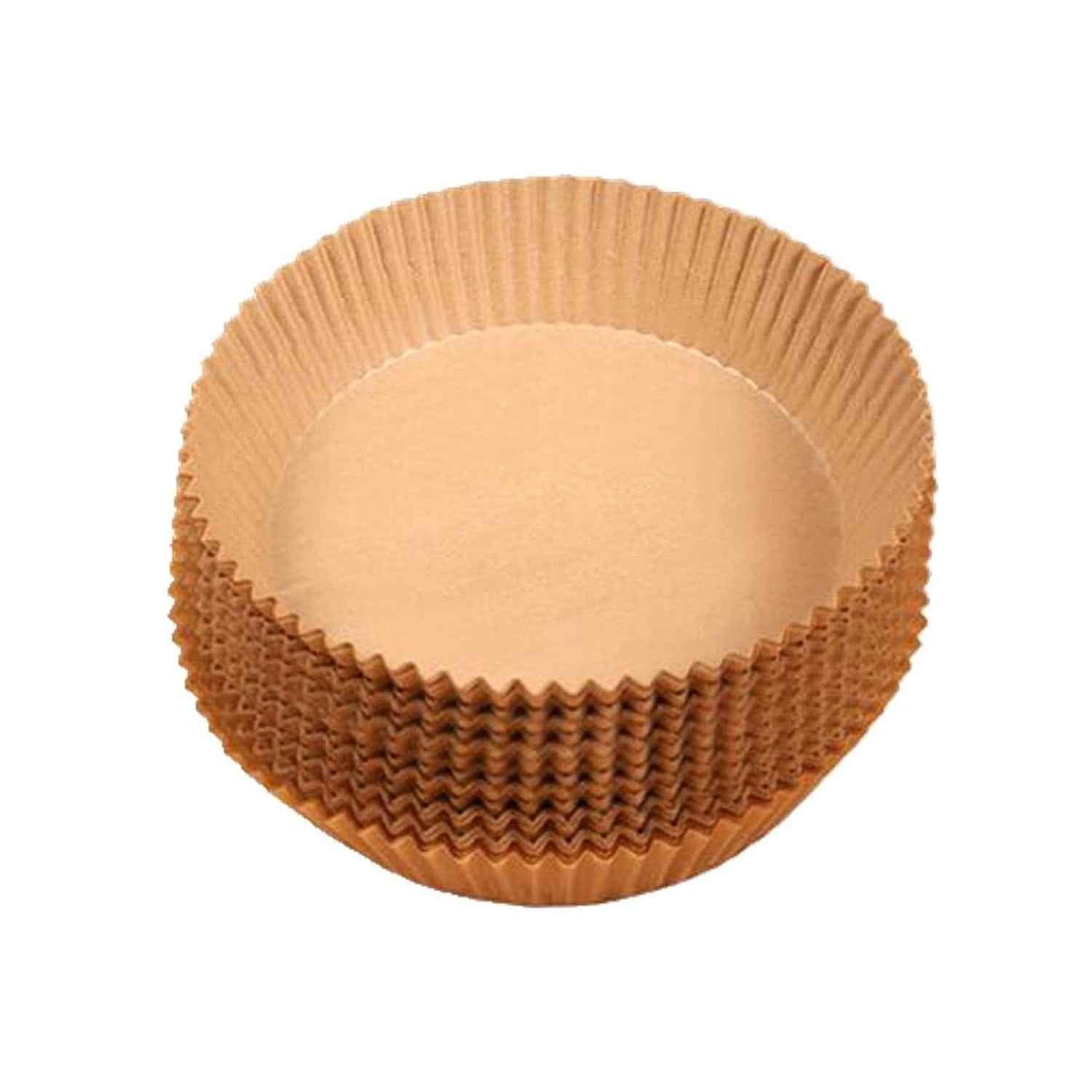 Air Fryer Liners – Round Disposable Parchment (50 Pcs) | Dabster