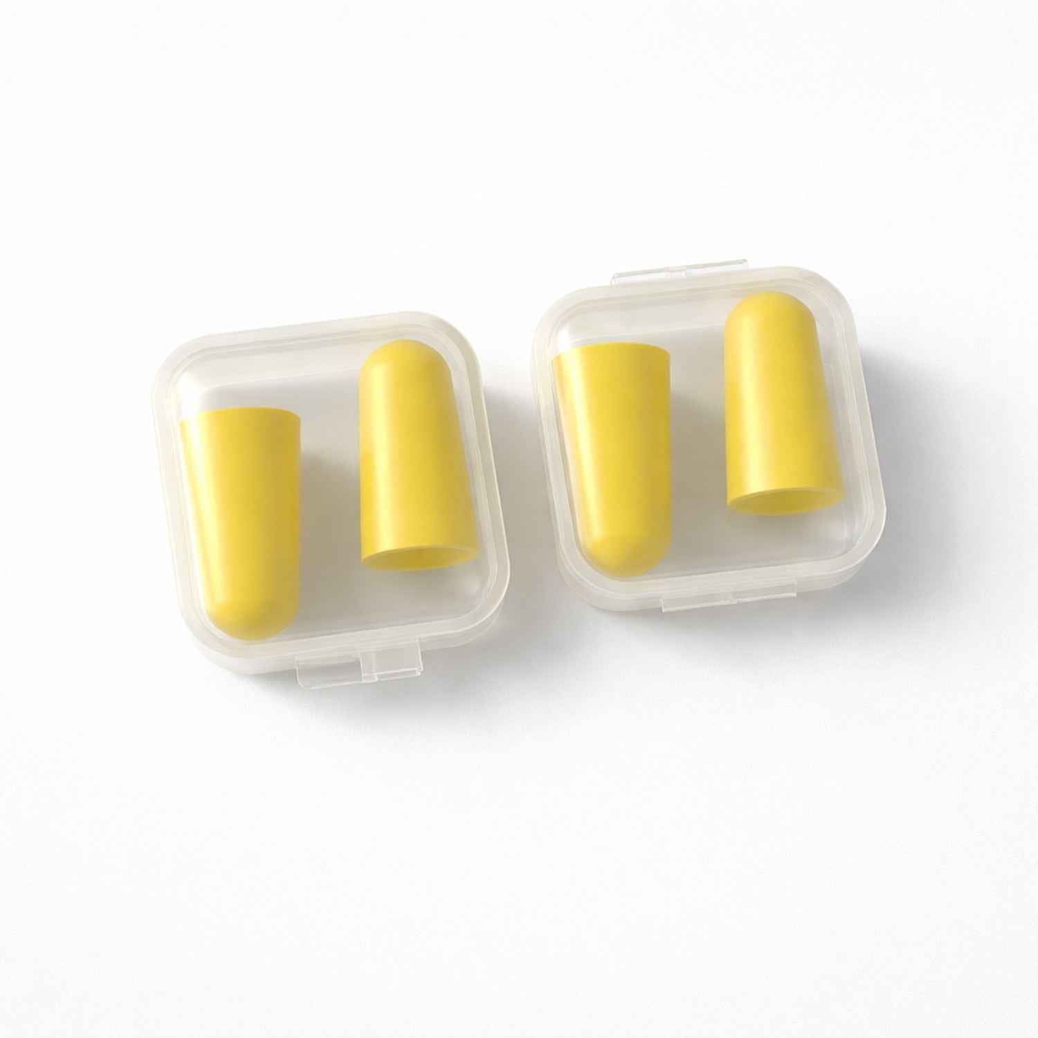 Noise Reduction Ear Plugs – Soft Foam, 2 Pair with Case