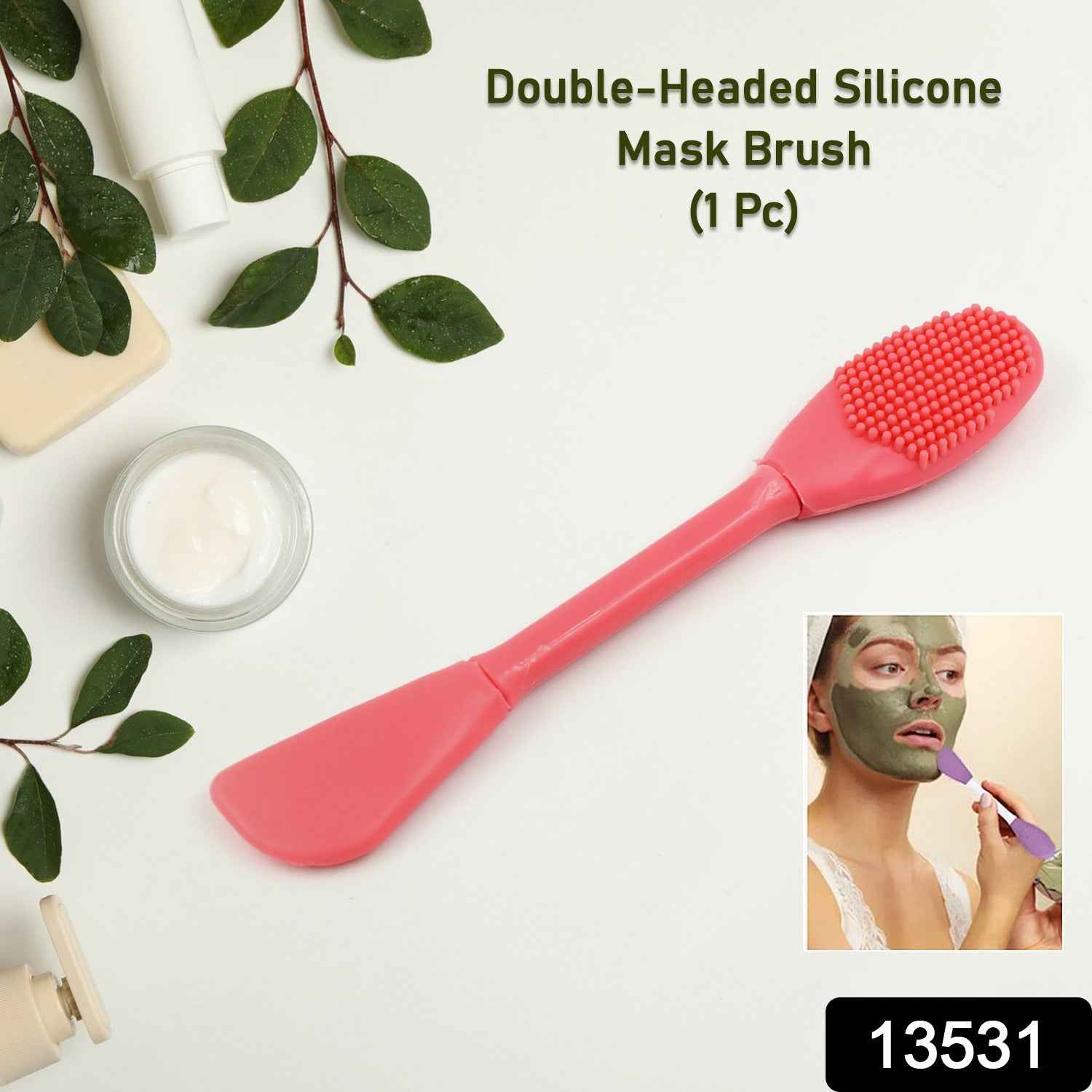 Silicone Mask Brush – Dual-Ended Face Skincare Tool | GlowForm