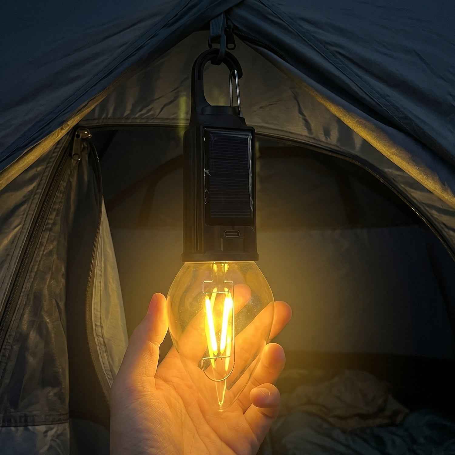 Camping Lantern Ð Eco-Friendly, Dual Charging with Warm LED
