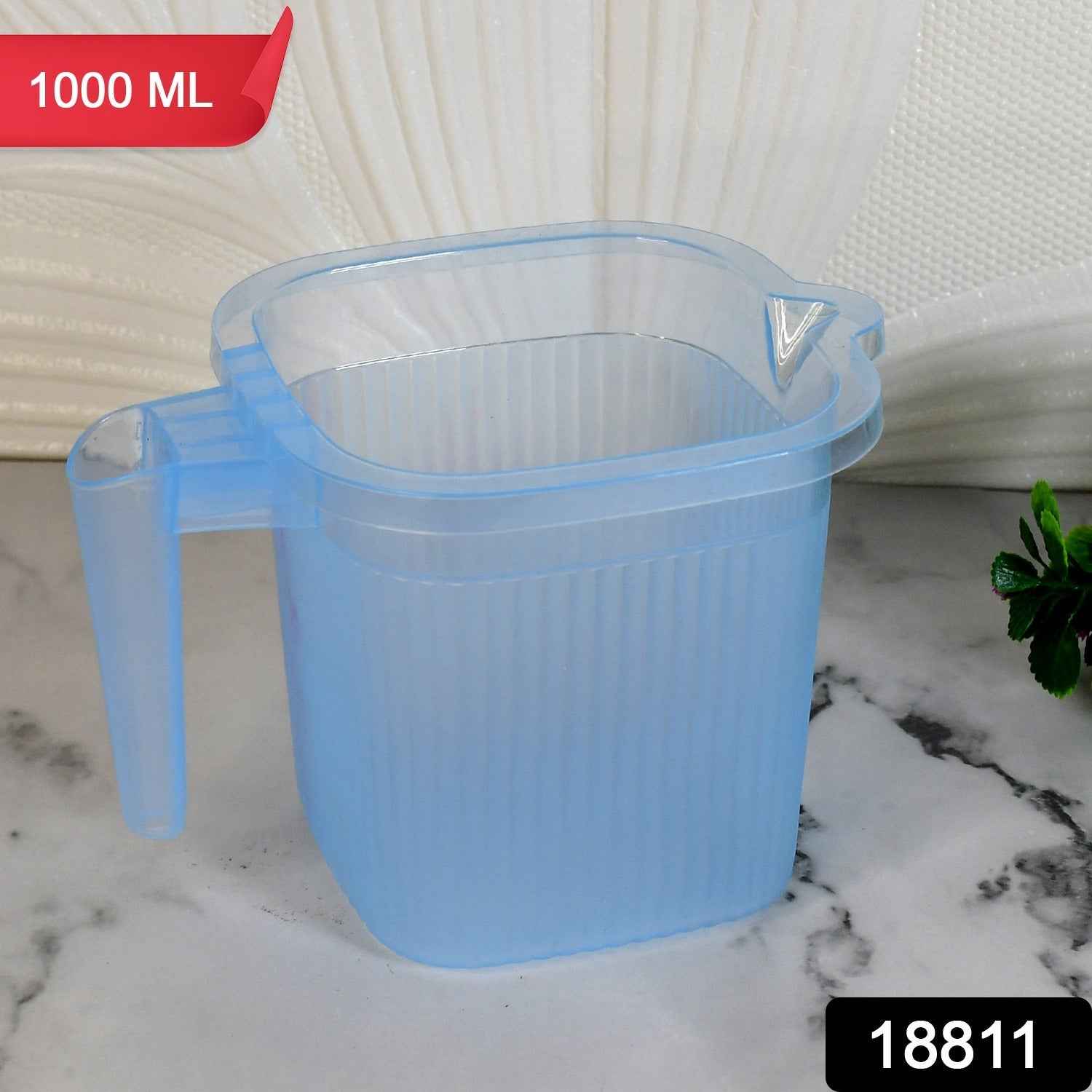 Transparent Bath Mug – 1000 ML & BPA-Free | Bathora