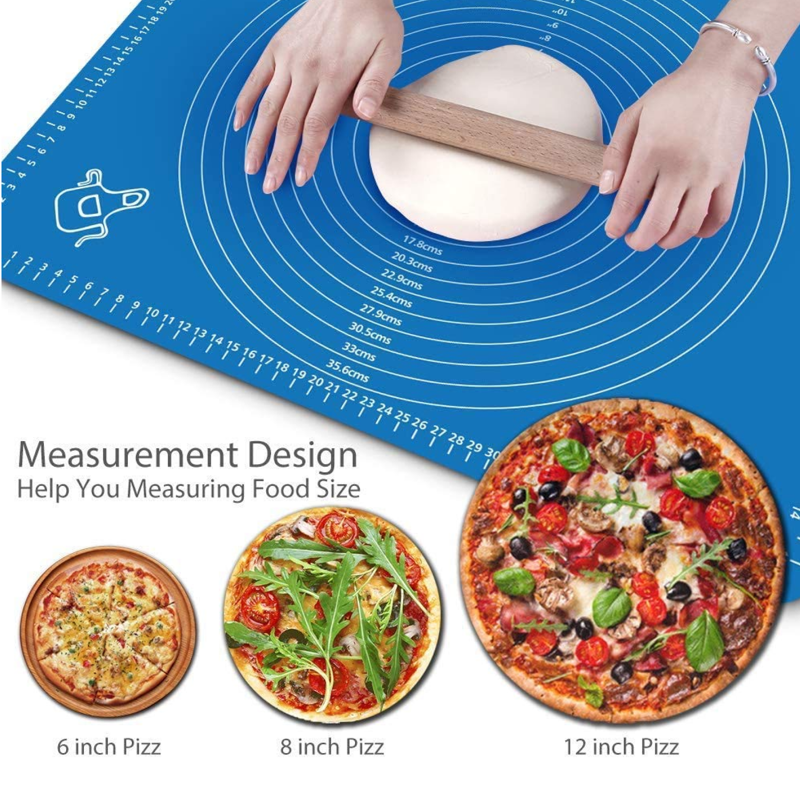 Silicone Baking Mat – Non-Stick Dough & Fondant Rolling | Dish Verse