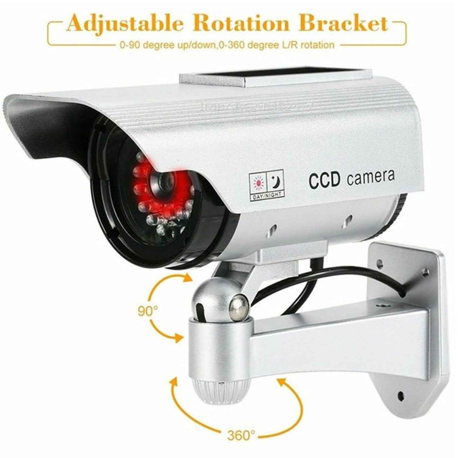 Dummy Security Camera – Outdoor Fake CCTV with LED | AutoSafeo